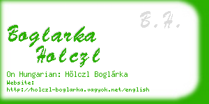 boglarka holczl business card